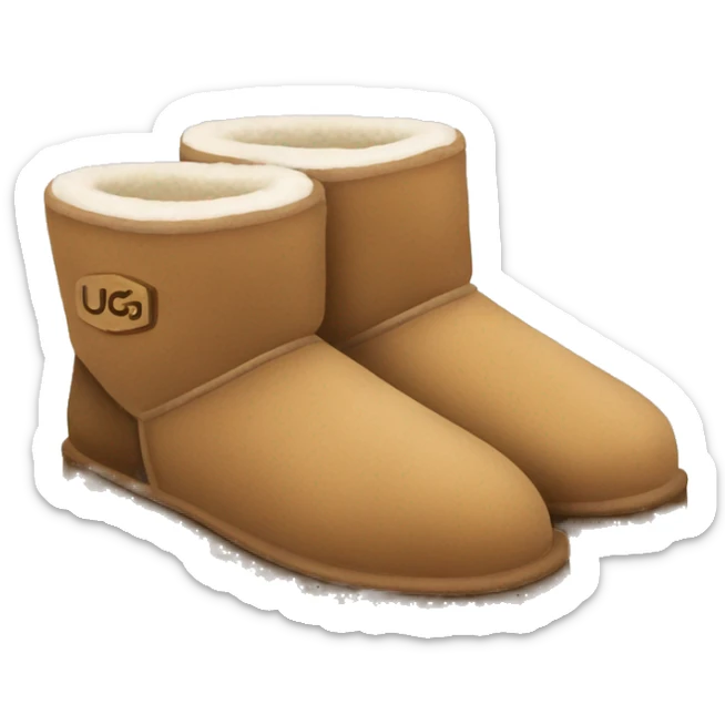 Ugg slippers sticker