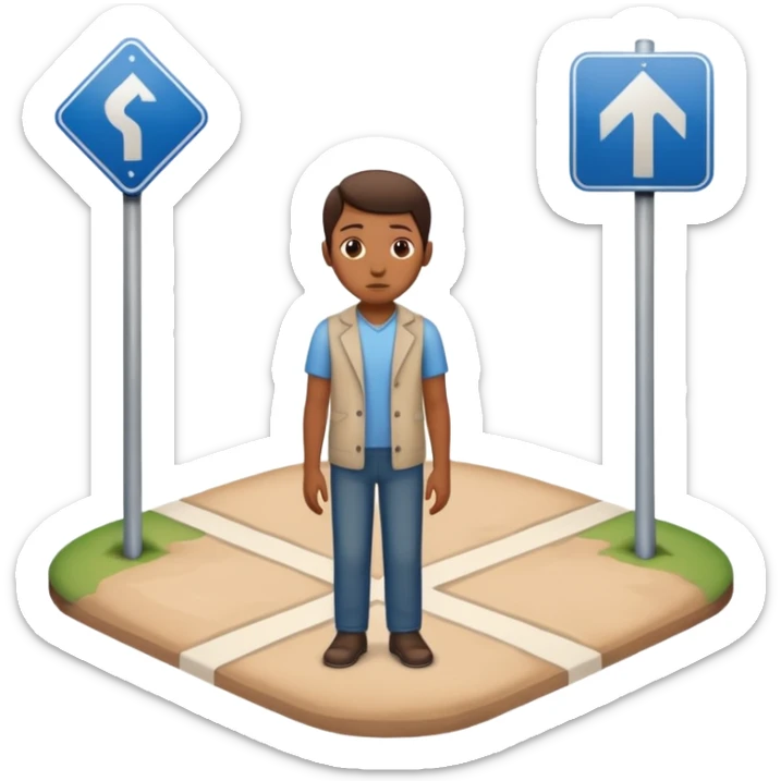 mach mir eine grafik die zeigt das man sien ganzes leben umkrempelt sticker