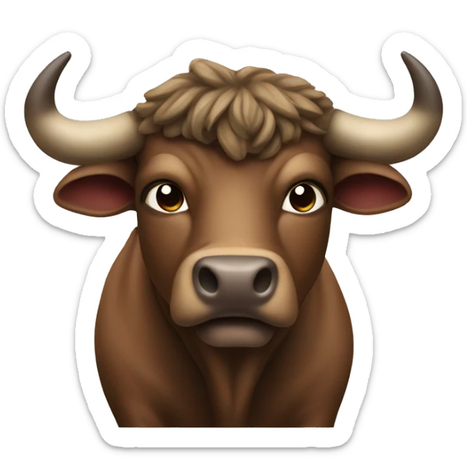 Bull sticker