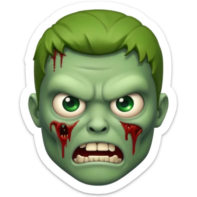 Zombie Memoji sticker