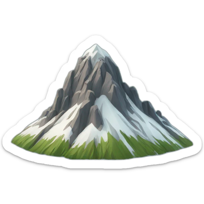 mountain sticker