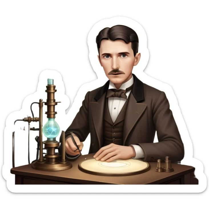 nikola-tesla-–-cinematic-realistic-portrait-of-nikola-tesla,-depicted-as-a-visionary-inventor-with-intense,-thoughtful-eyes-and-period-attire,-surrounded-by-subtle-arcs-of-electric-light-and-early-laboratory-apparatus,-rendered-with-d (1) sticker
