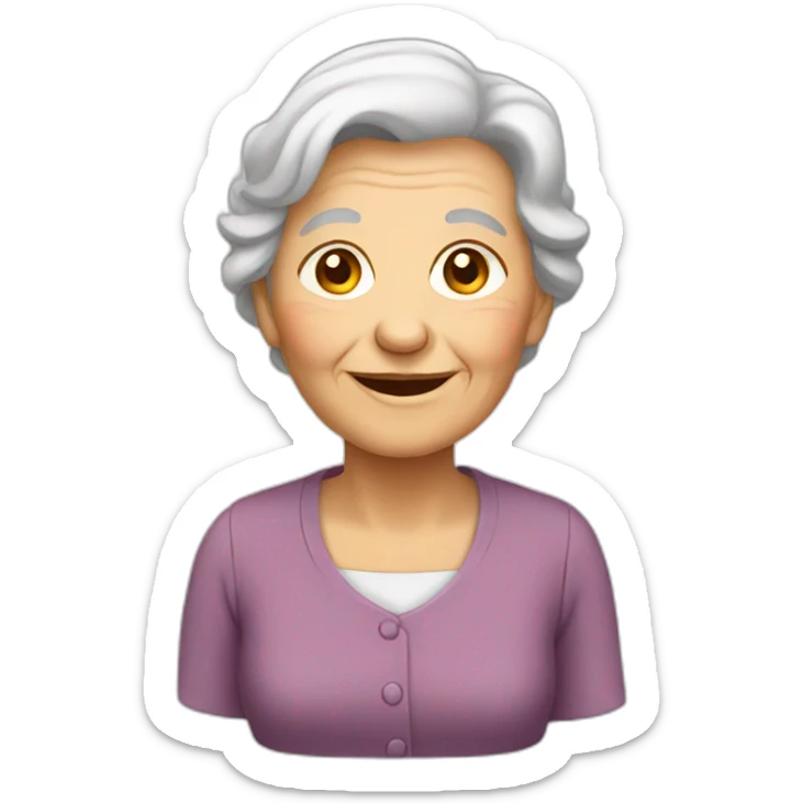Old Lady sticker