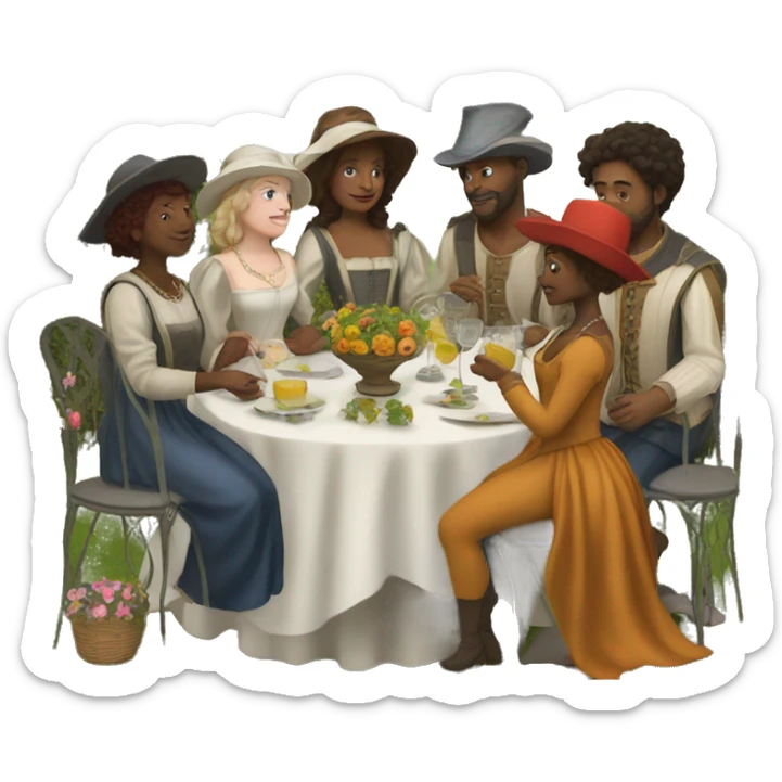 Renaissance Garden Party sticker