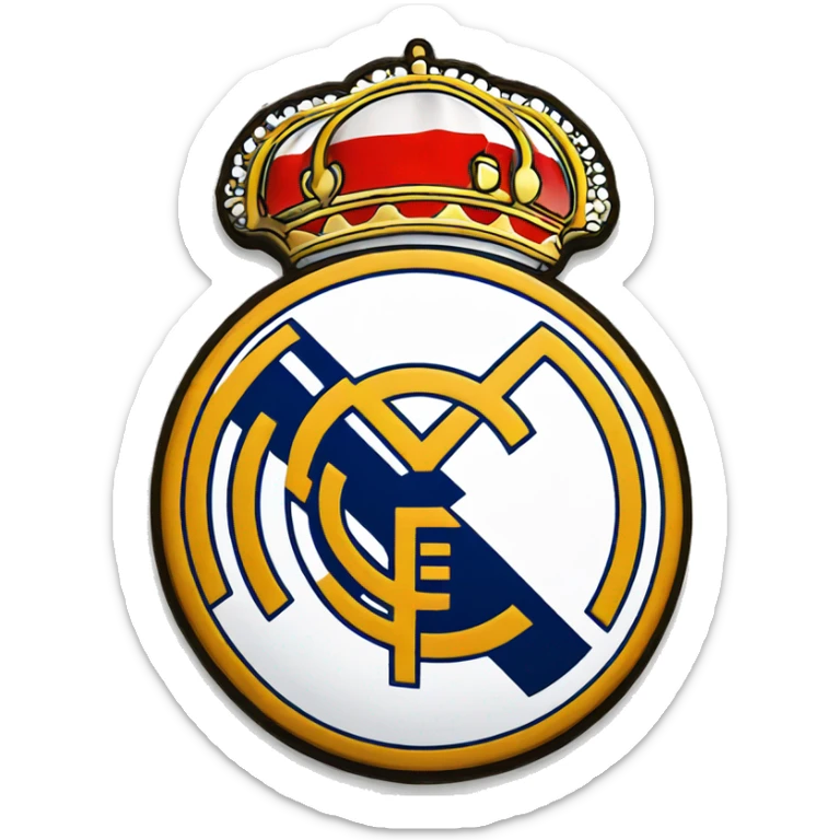 Real madrid logo sticker