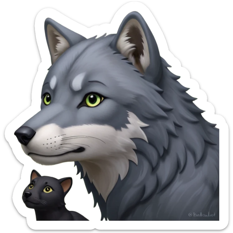 Fai un emoji per ognuno di questi personaggi del libro della giungla: Akela, Bagheera, Baloo, Kaa, fratel Bigio, Raska, Rama, Ikki, Chill e Mang sticker