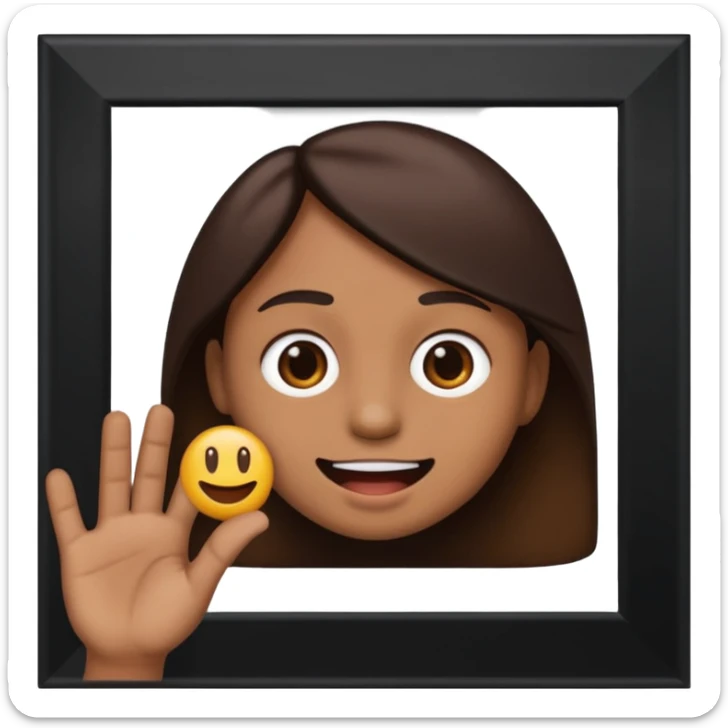 Tourne cet emoji 🤜 de -90 degrés et met le sur la bouche de cette emoji 😭 sticker