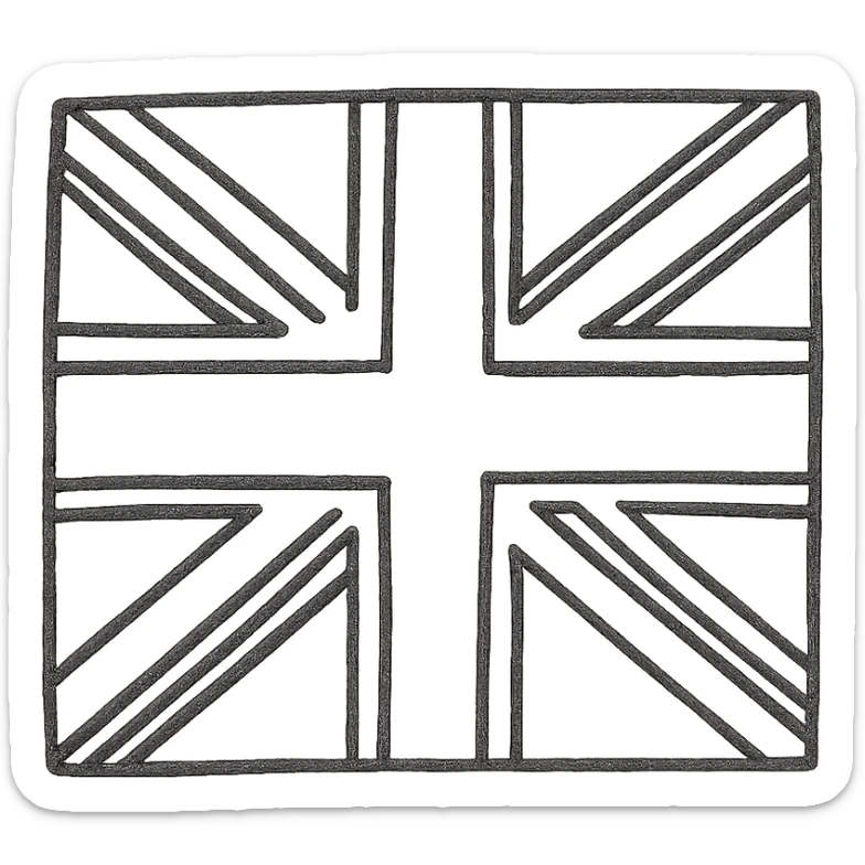 British flag sticker