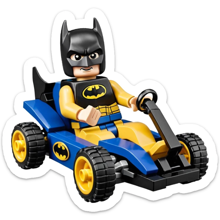 full size real-appearance road racing sexy muscular Batman’s masculine midnight-colored tight outfit sixty’s tv show dark stealthy accurate sporty safe plush deluxe Lego off-road pursuit drifting car lexus (black hair,reclining and relaxed torso and shoulders back against seat) rallycross kart  sticker