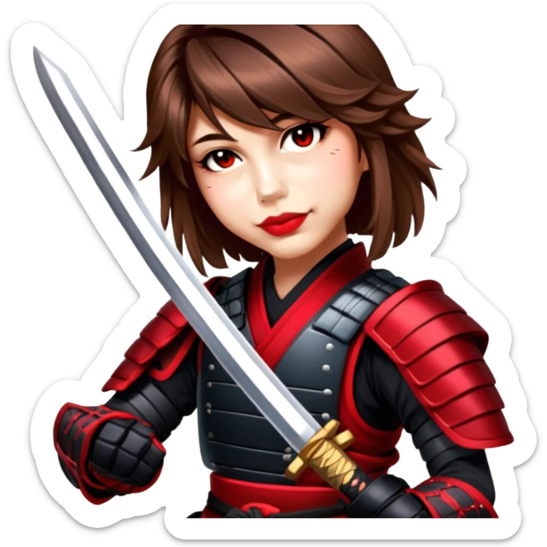 Fierce Samurai sticker