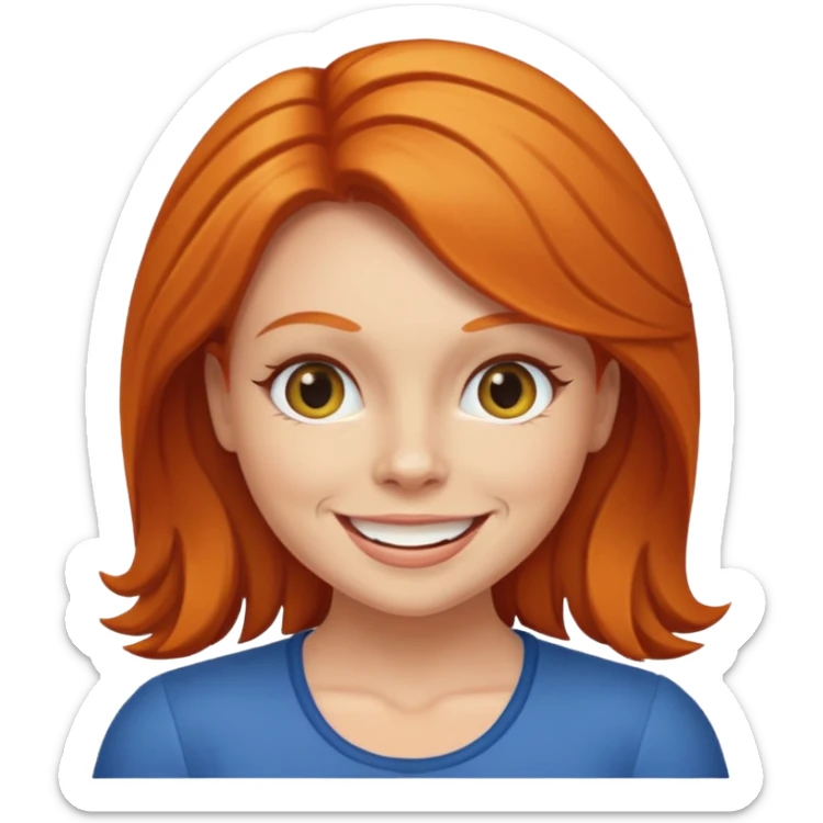 Ginger Spice sticker