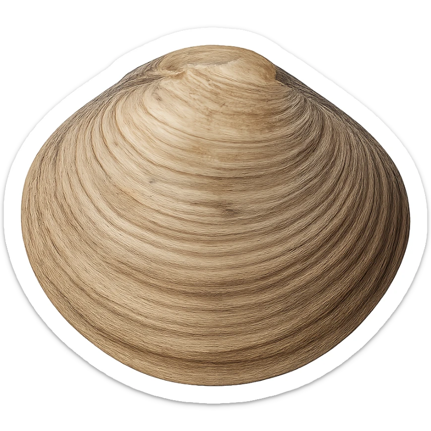 Clam sticker