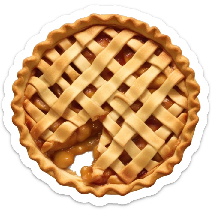 apple pie sticker