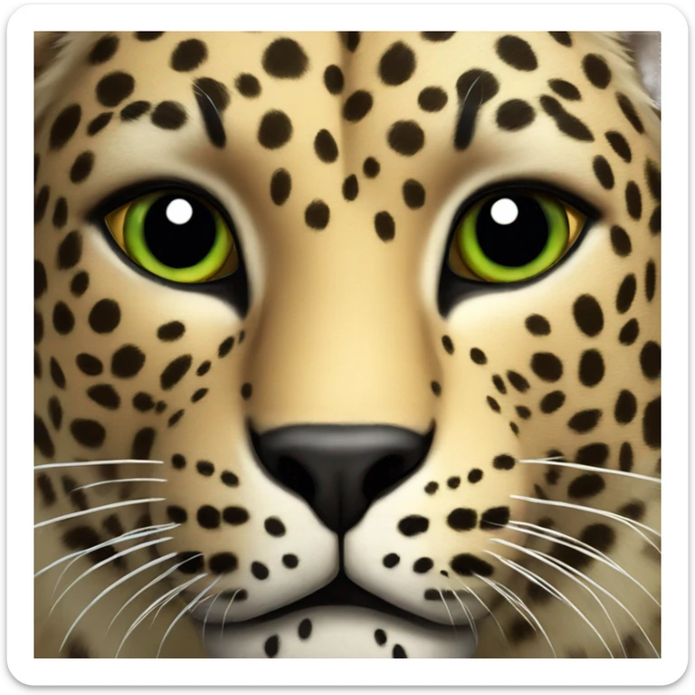 Leopard sticker