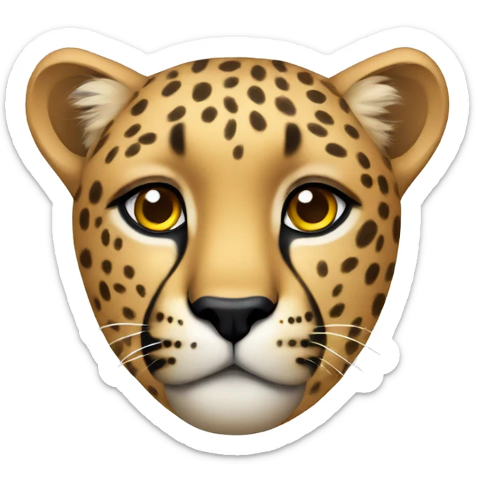 Cheetah  sticker