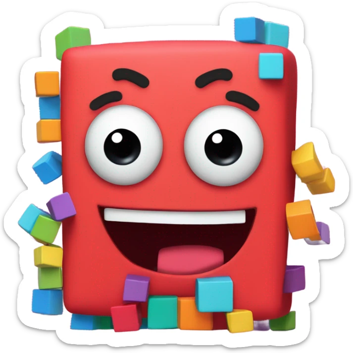 Numberblocks 5 sticker