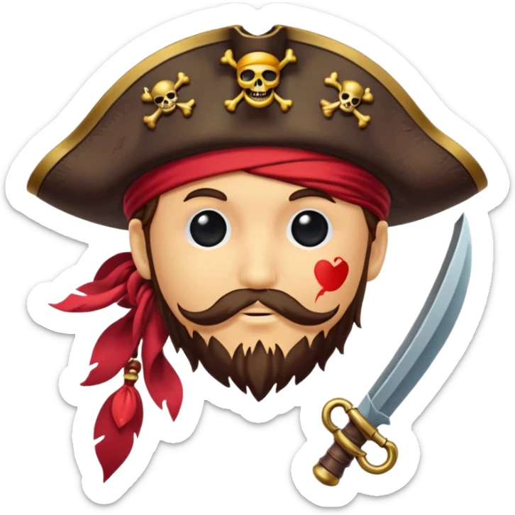 Je veux un tableau de stickers pour mon clan lak khawarizmi notre symbol est les pirat au chapeaux rouge , est un autre tableau de stickers écharpe de ton choix pour mon clan sticker