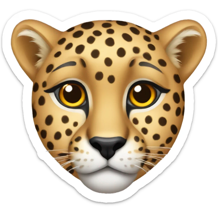 Cheetah sticker