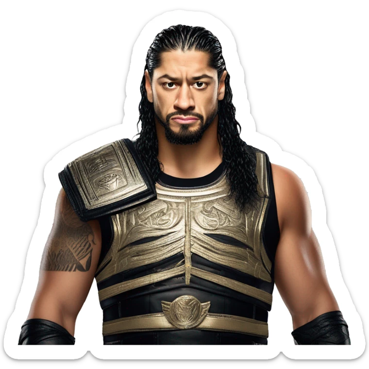 Roman Reigns the tribal chief the head of the table the undisputed universal wwe world heavyweight champion of the world Roman Reigns sticker