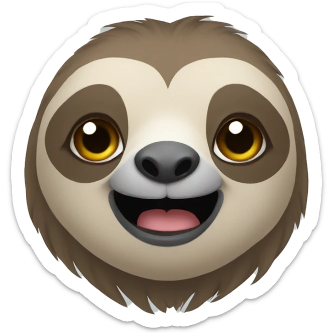 sloth sticker