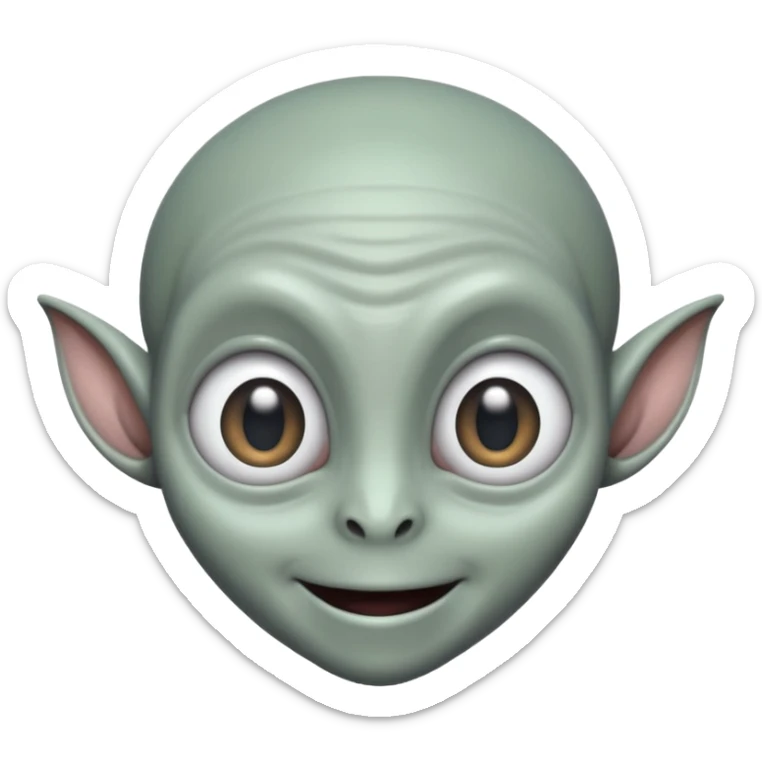 I want you to create an alien just like jaddu from movie koi mil gya sticker