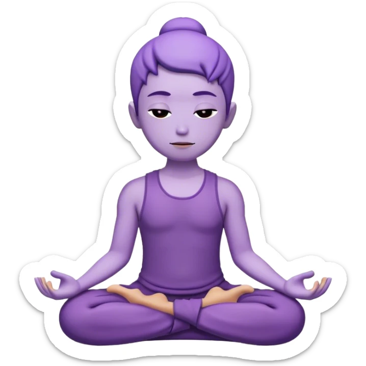 violet 🧘 sticker