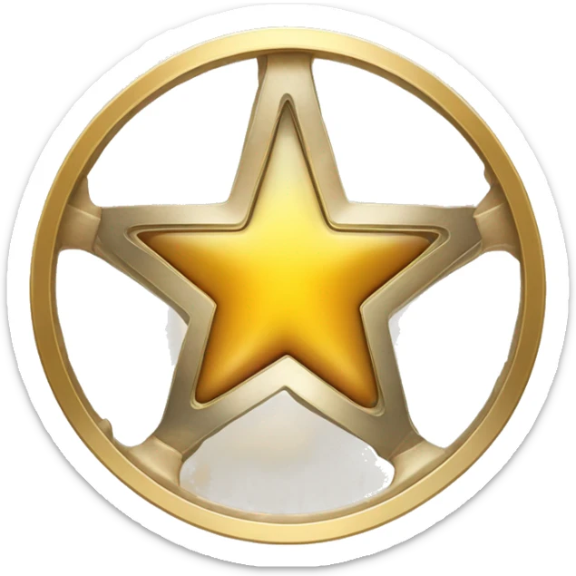 "Create a bold and cinematic emoji for **Top10Legend**, featuring a golden film reel with a star in the center, surrounded by a glowing aura, symbolizing the ultimate fan of top-tier movies and TV shows." sticker