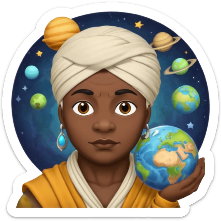 🪐👳🏾‍♂️👹  mezclados y hazme un emoji con esos tres sticker