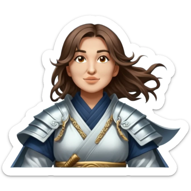 Moonlit Samurai sticker