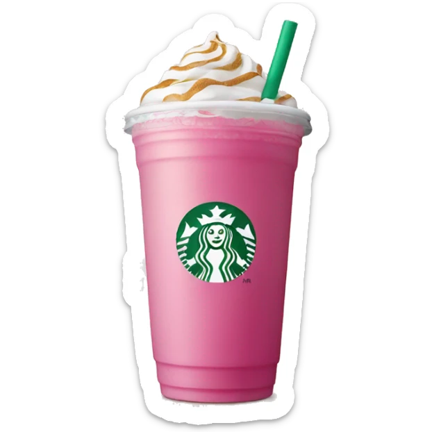 starbucks pink drink  sticker