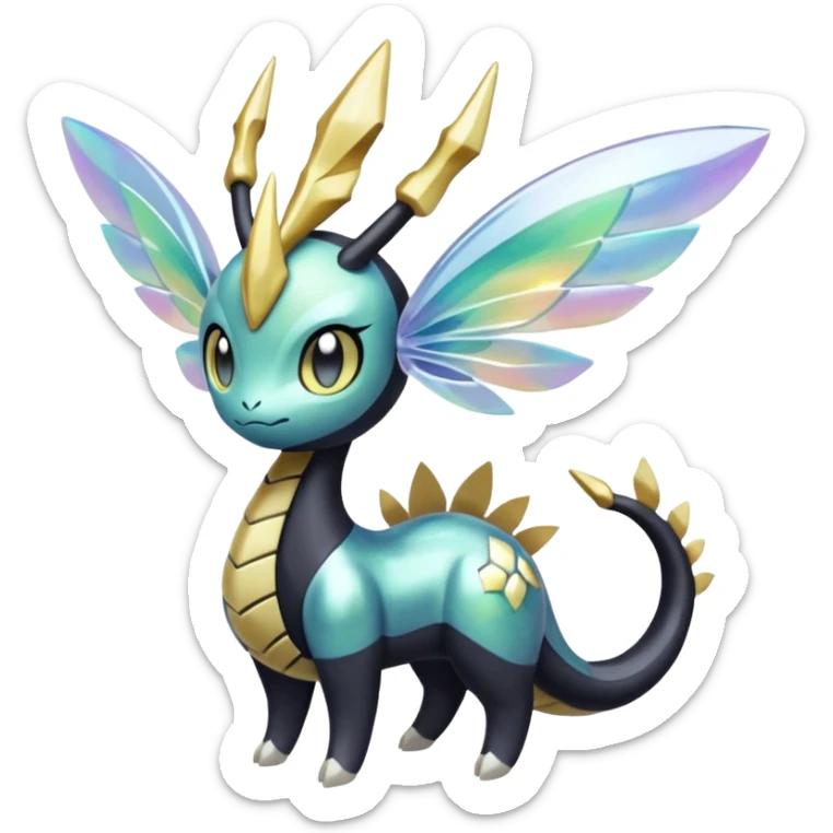 Meloetta-Amaura-Giratina-Pokémon-Fakémon-fusion-hybrid-creature sticker