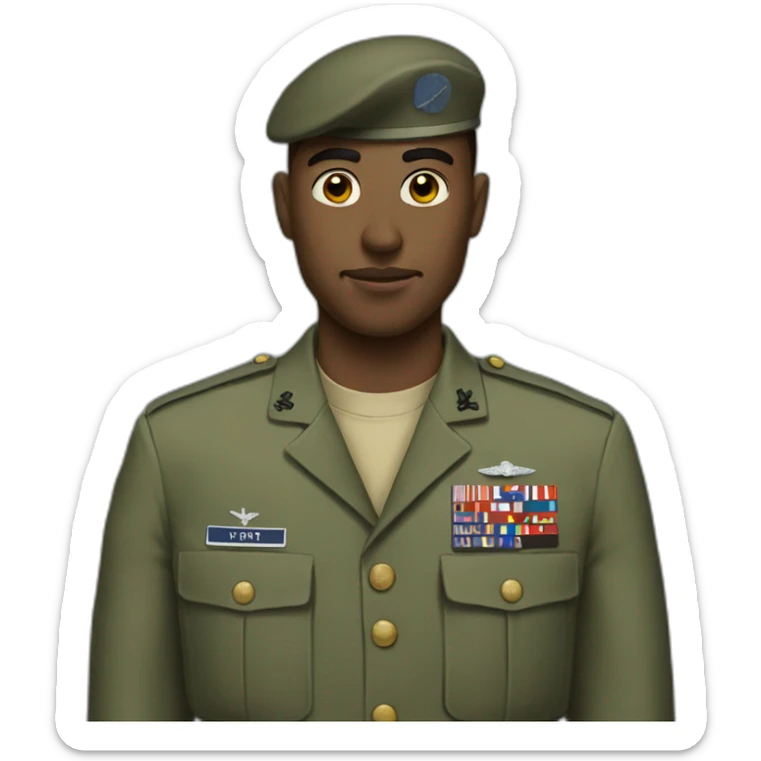 The military sticker