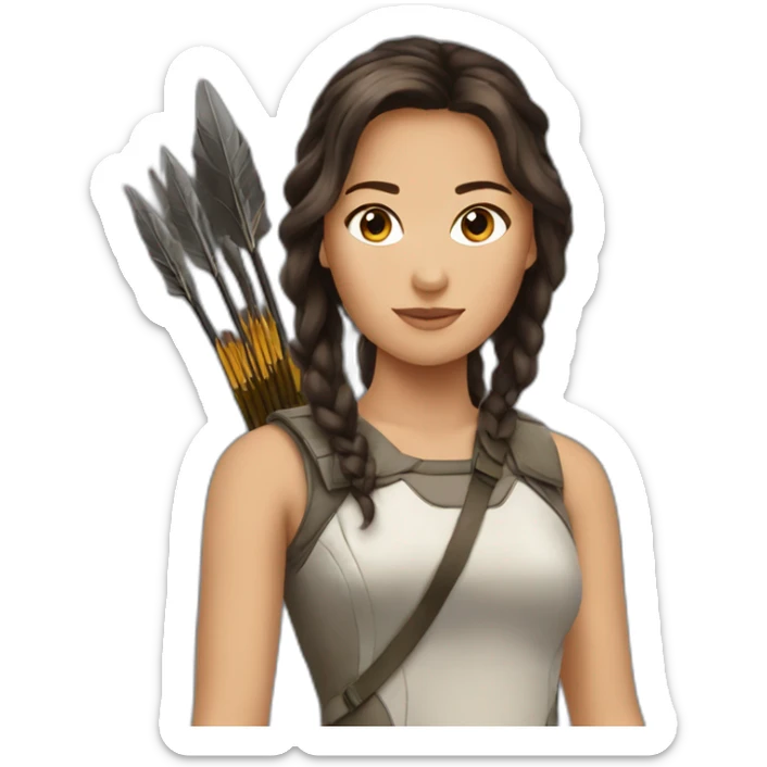 Katniss everdeen sticker