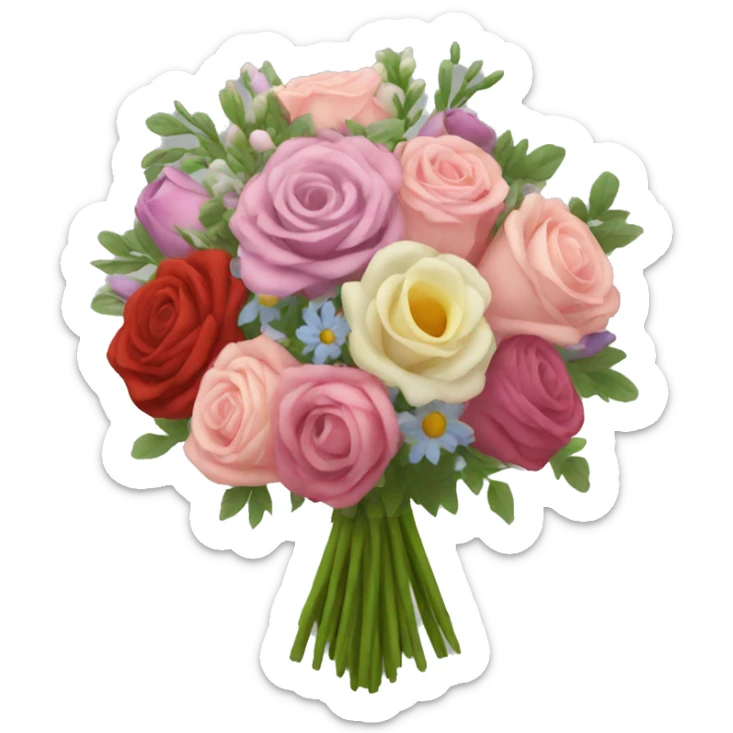 Bouquet sticker