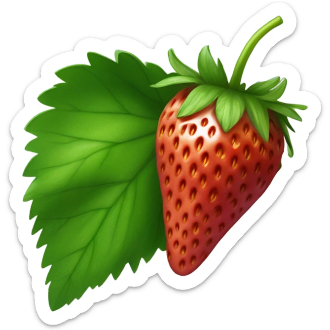 Aardbei sticker
