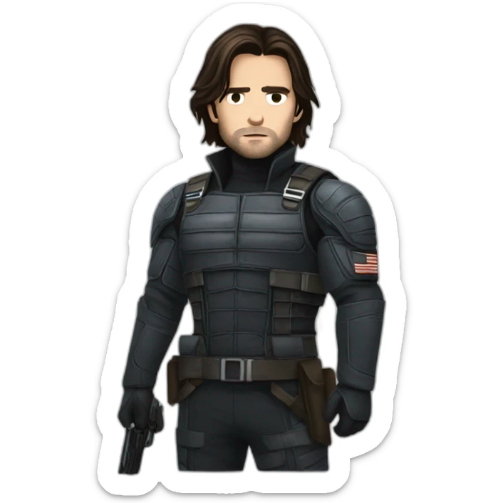 Winter soldier sticker