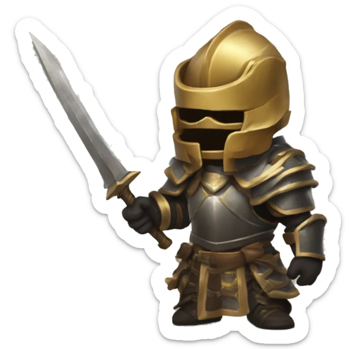 Emoji with world of warceatf armor sticker
