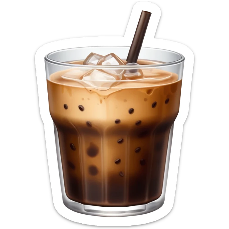 Iced coffee sticker