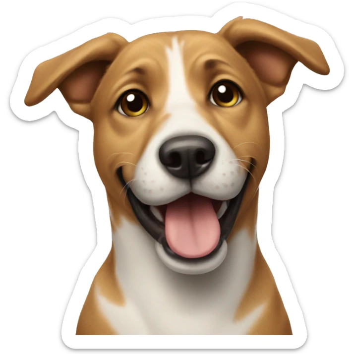 Dog happy  sticker