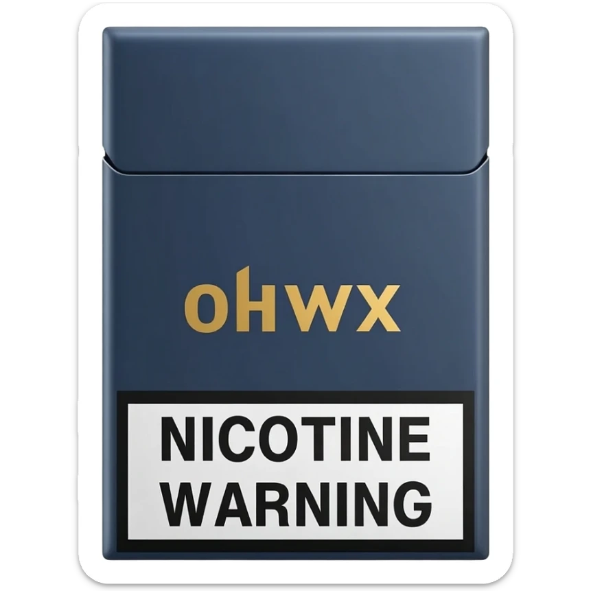 cigarrettes pack sticker