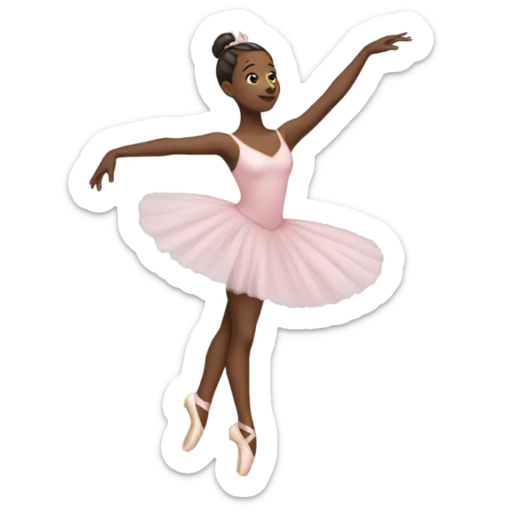 Ballerina sticker