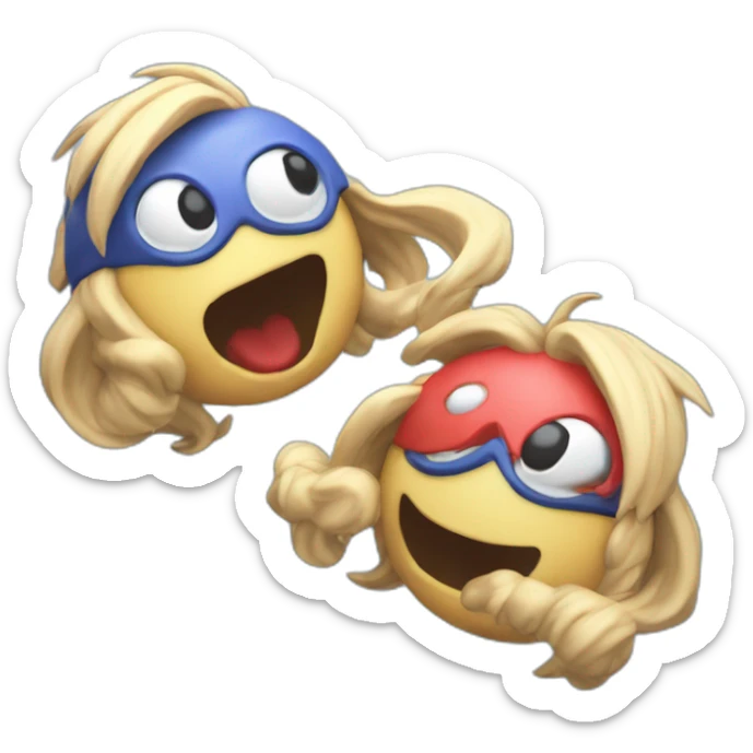 stumble guys videogame but the logo color its blue(the overlay its blue) red the text sticker