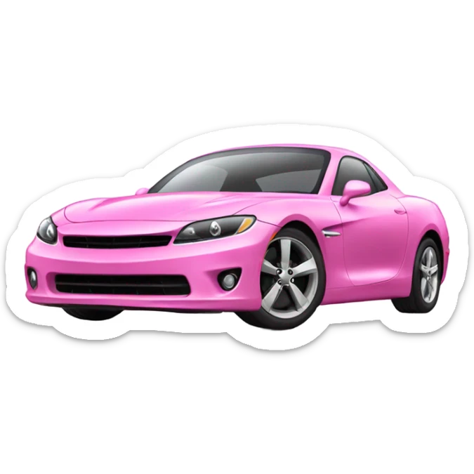 pink car sticker