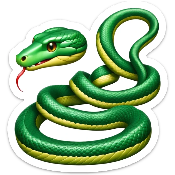 I need a slytherin inspired emoji (like emerald green and snakes) and something with a horse sticker