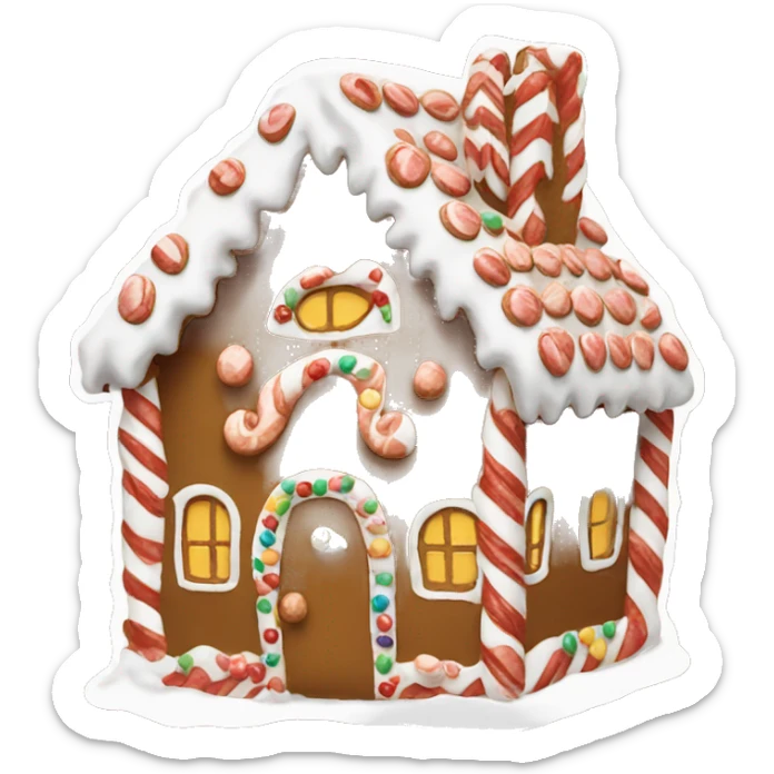 gingerbread house  sticker