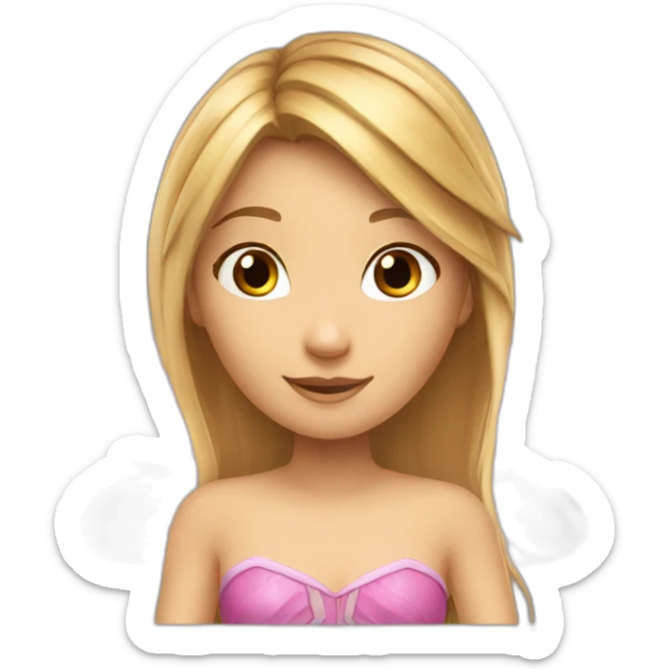 flora-the-winx-girl-fairy-wings-brown-and-blond-hair sticker