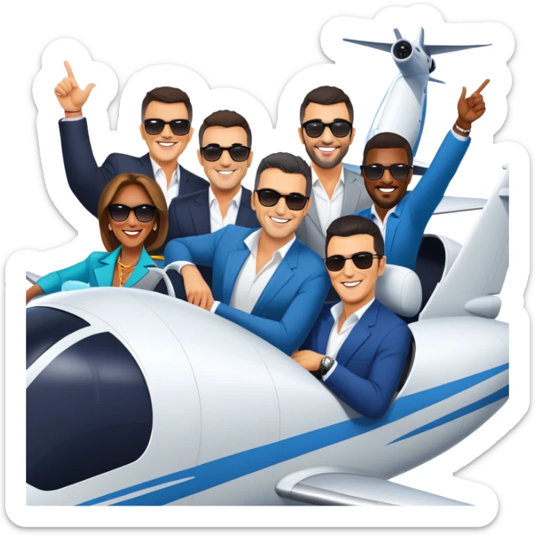 Branden Condy entrepreneur internet celebrity iman gadzhi alex hormozi Patrick bet david gary see grant cardone on a jet celebrating WHOP ownership  sticker