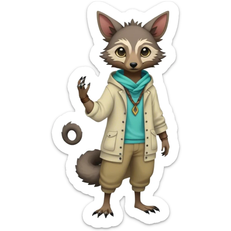 Modern Vernid-Trico-species by LiLaiRa full body sticker