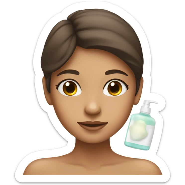 skin care girl sticker