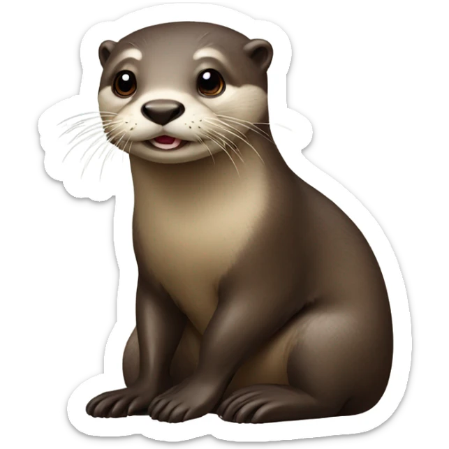 Otter sticker